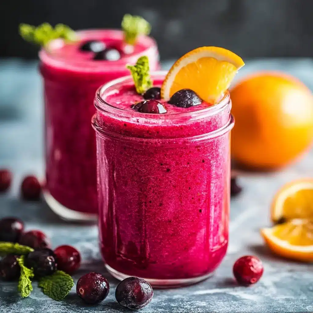 Boost Your Immune System with a Quick Cranberry Orange Smoothie